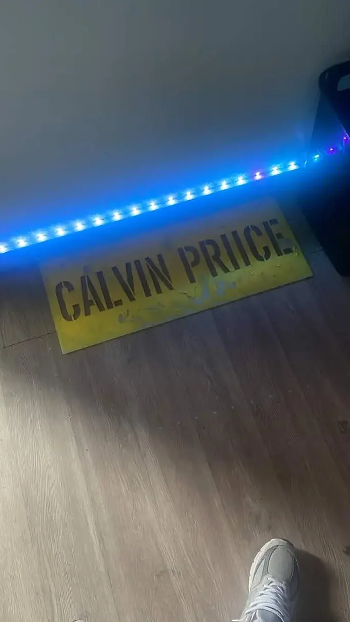 Custom stencil template cut-out design for chalk spray guerrilla marketing campaigns